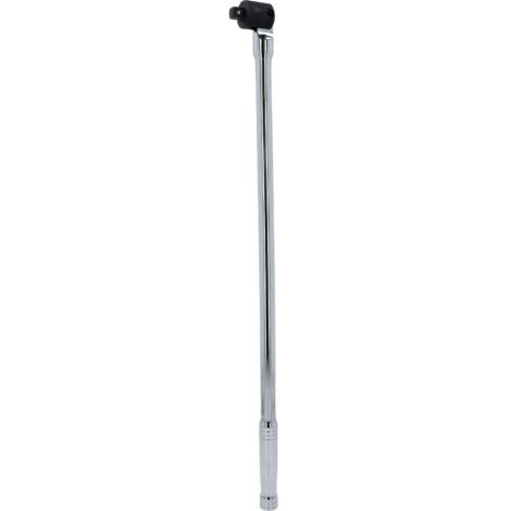 KS Tools 918.1292 CHROMEplus Leva con Attacco Snodato, 600 mm, 1/2"