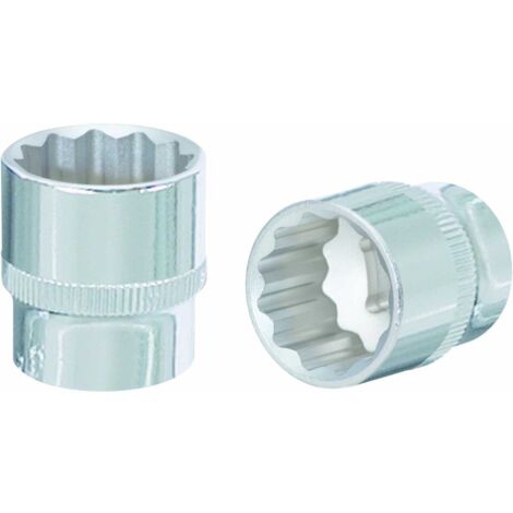 KS-Tools 918.1371 1/2" CHROMEplus 12kant-Stecknu , 7/16"
