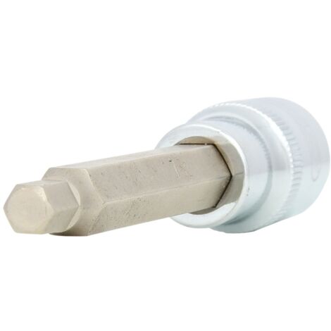 KS Tools 918.1657 1/2'' CHROMEplus Bit-Stecknuss Innensechskant, lang, 7mm