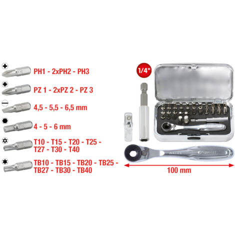 KS-Tools 918.4600 Bitsatz 31-teilig