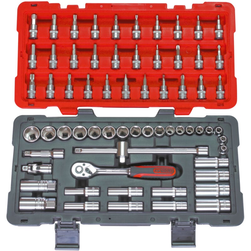 Ks Tools - Coffret de douilles et accessoires ultimate® 3/8'', 66 pièces - 922.0666