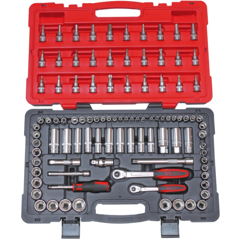 Kstools - ks Tools - Coffret de douilles et accessoires ultimate® pouces et métrique - 3/8'', 99 pcs - 922.0699