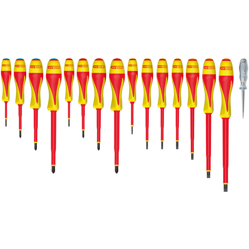 Kstools - ks Tools - Jeu de 16 tournevis bi-matière isolés 1000V - 922.6219