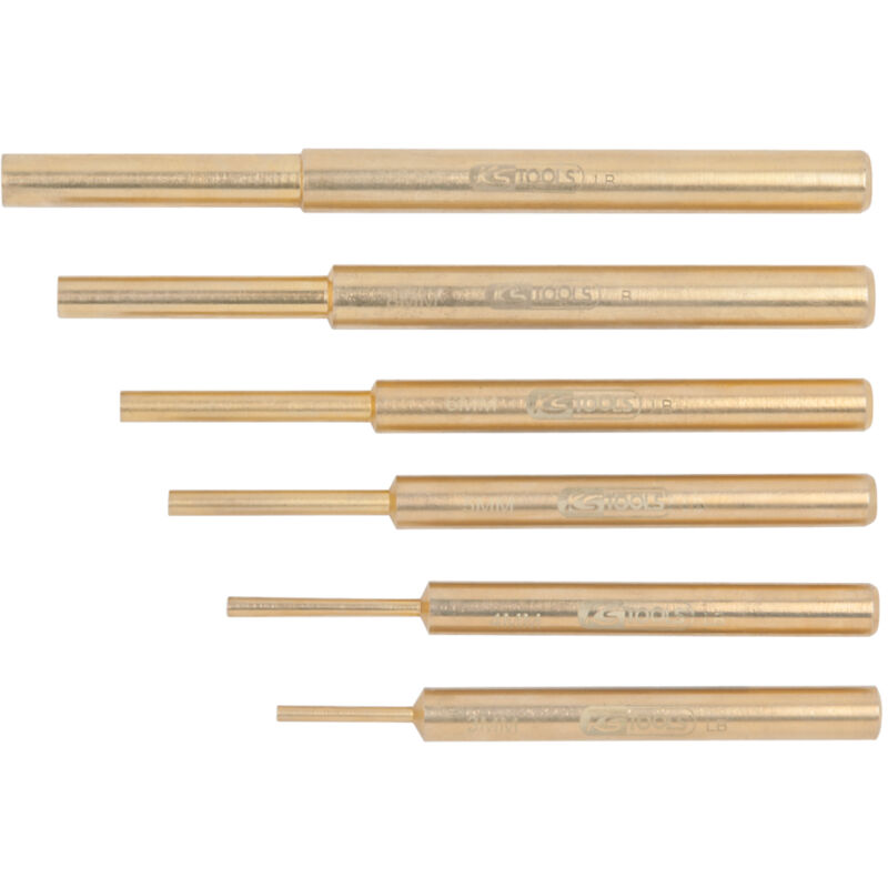 Kstools - ks Tools - Jeu de chasses goupilles BRONZEplus, 6 pièces - 963.2590