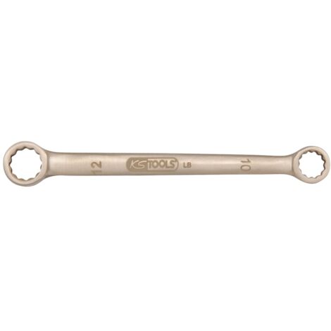 KS-Tools 963.7496 BRONZEplus Doppel-Ringschlüssel gerade 19x24 mm
