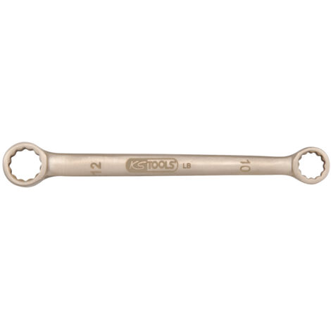 KS-Tools 963.7497 BRONZEplus Doppel-Ringschlüssel gerade 20x22 mm