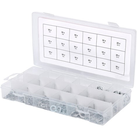 KSTOOLS KS TOOLS Sortiment Zahn-Unterlegscheiben,M3-10, 720-tlg ( 970.0240 )