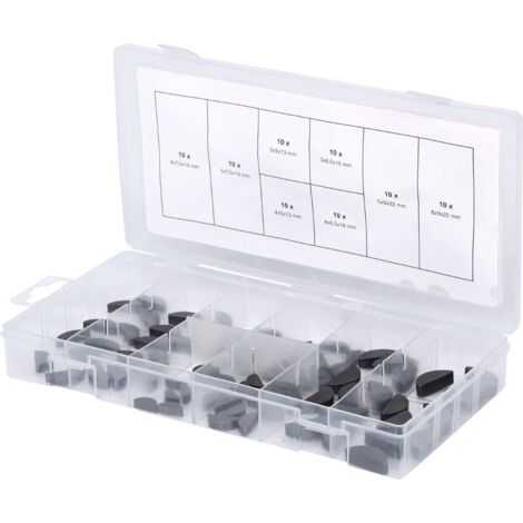 KS Tools 970.0560 Assortimento di chiavette a disco, 80 pz