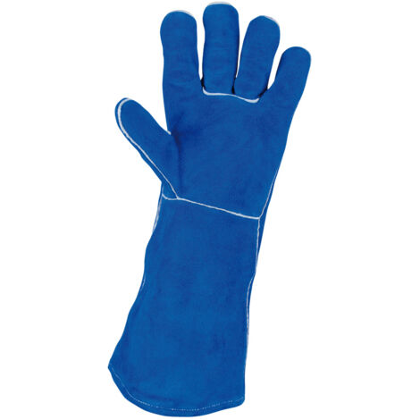 KS Tools 985.7040 Schweißer-Lederhandschuhe lang, 10