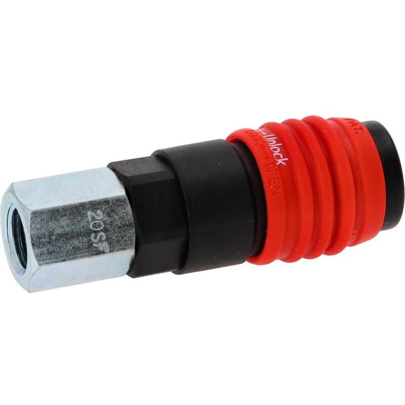 999.9105 raccord de sécurité universel à air comprimé 3 en 1 avec filetage intérieur 1/4'' - Ks Tools