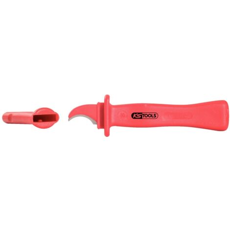 KS Tools Absetzmesser mit Schutzisolierung, 165mm - 117.1394