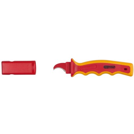 KS Tools Absetzmesser mit Schutzisolierung, 180mm - 117.1328
