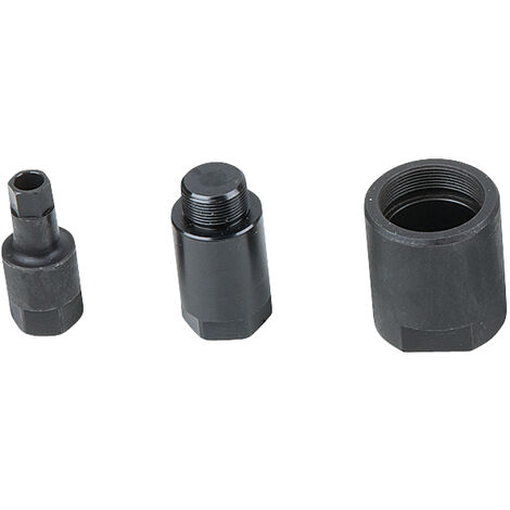 Ks Tools – Jeu d'adaptateurs à visser pour injecteurs Bosch – 3 pièces – Compatible modèles M27, M17 et 10 mm – Outil du mécanicien