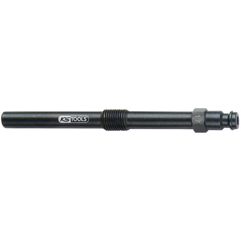 KS Tools - Adaptateur pour bougies de préchauffage, M10x1,0 avec filetage extérieur, longueur 108 mm - 150.3677