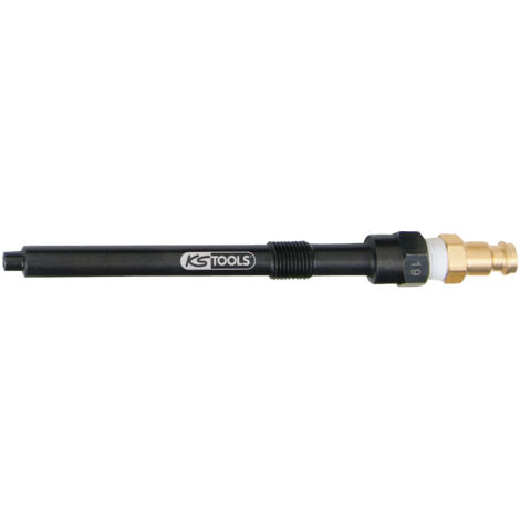 KS Tools - Adaptateur pour bougies de préchauffage, M10x1,0 avec filetage extérieur, longueur 135 mm - 150.3679