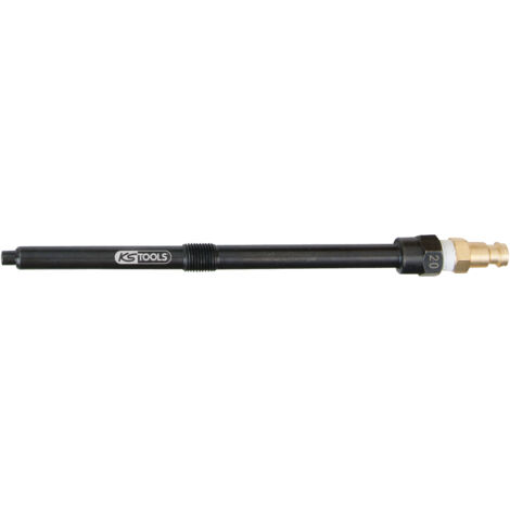 KS Tools - Adaptateur pour bougies de préchauffage, M10x1,0 avec filetage extérieur, longueur 175 mm - 150.3680