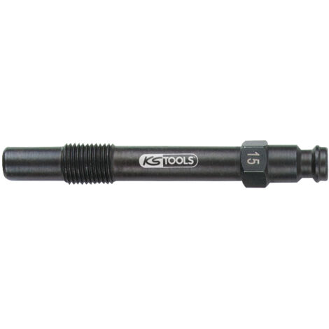 KS Tools - Adaptateur pour bougies de préchauffage, M10x1,0 avec filetage extérieur, longueur 75 mm - 150.3675
