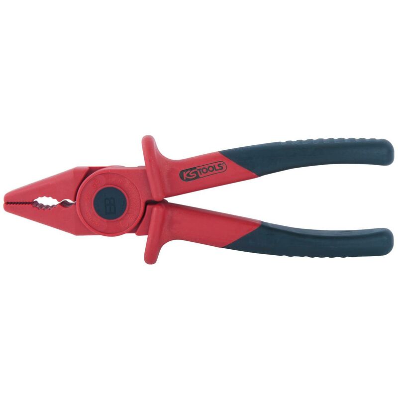 

KS TOOLS Alicate universal de plástico con aislamiento protector, 185 mm