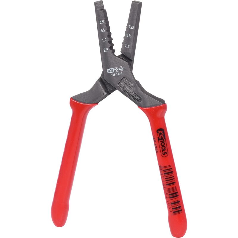 

Kstools - KS TOOLS Crimpadora para terminales tubulares, 0,25-2,5 mm