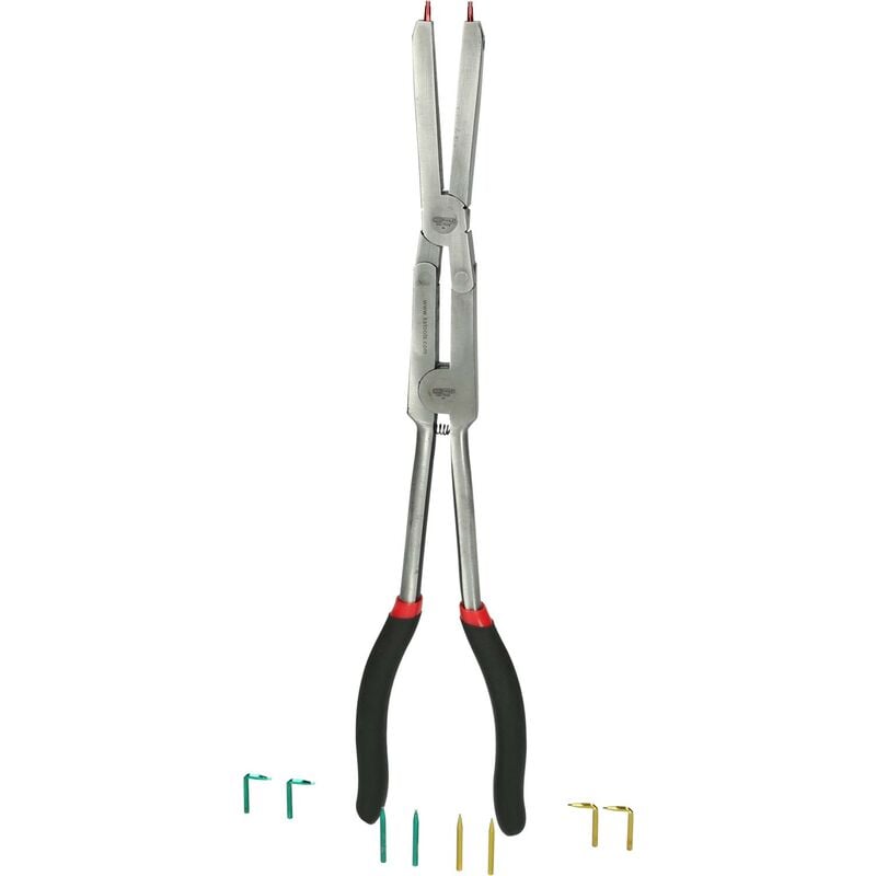 

Kstools - KS TOOLS Alicates de seguridad de doble articulación para circlips, con puntas intercambiables