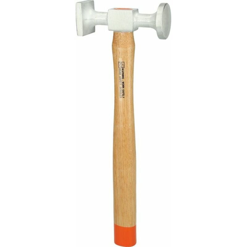 Image of Ks Tools Aluminium-Karosserie-Standard-Hammer gewölbter Kopf, rund/eckig - 700.1491