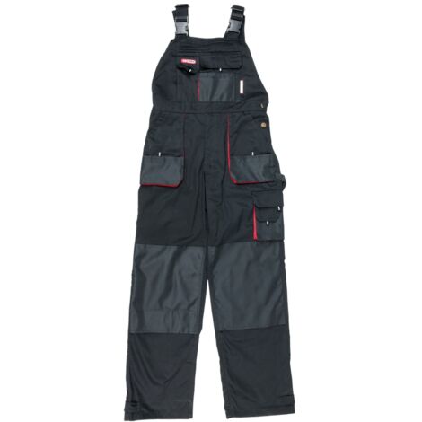 KS Tools Arbeits-Latzhose Gr. 50 schwarz/anthrazit