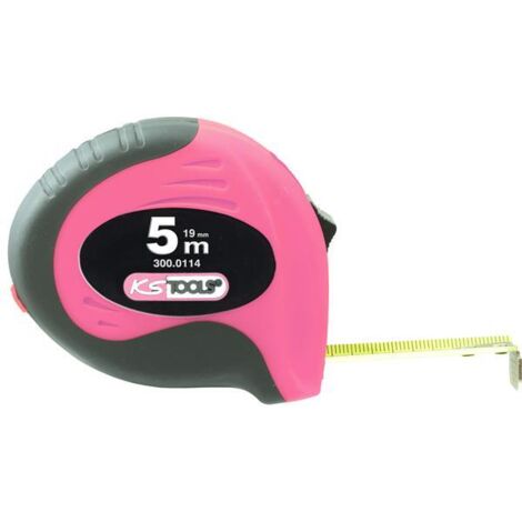 KS Tools Bandmaß mit Feststeller,schwarz-rot, 8m