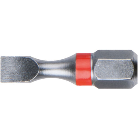 KS Tools - Boite de 5 embouts à code couleur TORSIONpower®, L. 25 mm - 1/4'' - Fente, 3 mm - 918.3306