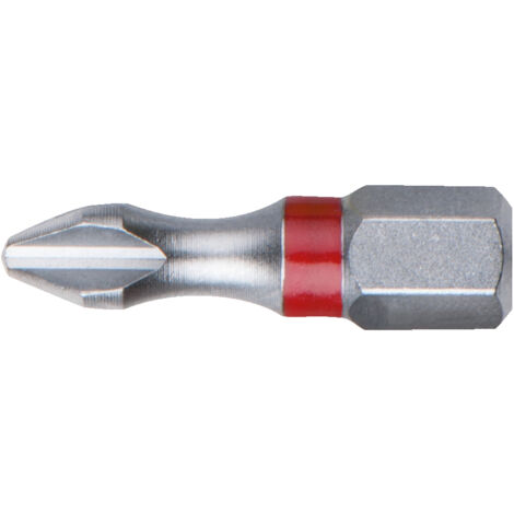 KS Tools - Boite de 5 embouts à code couleur TORSIONpower®, L. 25 mm- 1/4''- PHILLIPS®, PH1 - 918.3106