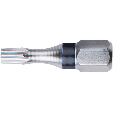 KS Tools - Boite de 5 embouts à code couleur TORSIONpower®, L. 25 mm 1/4'' TORX® percé, TB20 - 918.3616