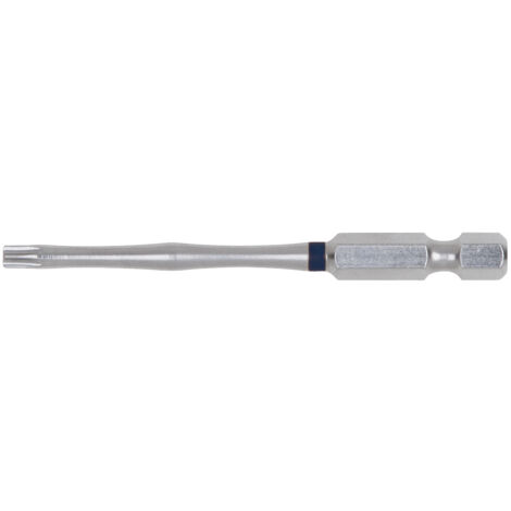 KS Tools - Boite de 5 embouts à code couleur TORSIONpower®, L. 75 mm 1/4'' TORX® percé, TB30 - 918.3676