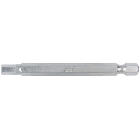 KS Tools - Boîte de 5 embouts de vissage 6 pans percé, L.75 mm - 1/4'' - 6 mm - 911.7715