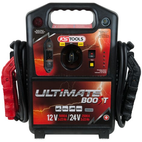 KS Tools - Booster à batterie 12V/24V - 5000A/2500A - 550.1820