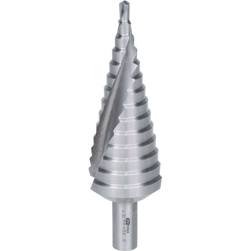 

KS TOOLS Broca escalonada HSS,Ø 4-30mm, 14 niveles