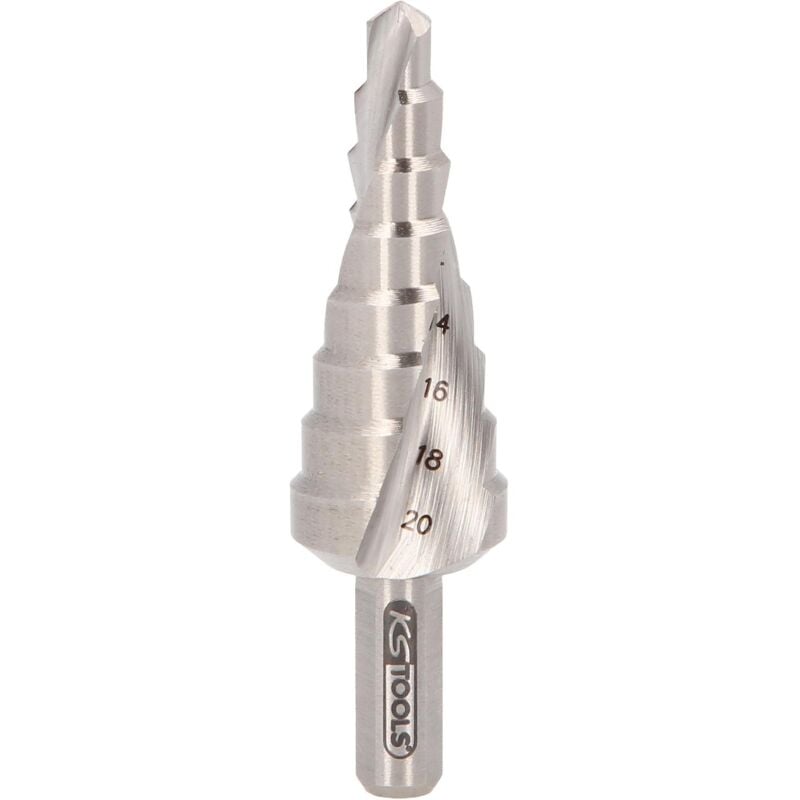 

KS TOOLS Broca escalonada HSS,Ø 6-20mm, 8 niveles