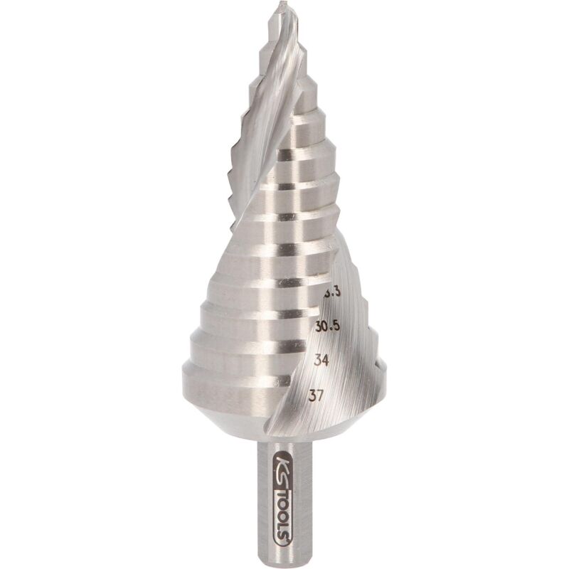 

KS TOOLS Broca escalonada HSS,Ø 6-37mm, 12 niveles