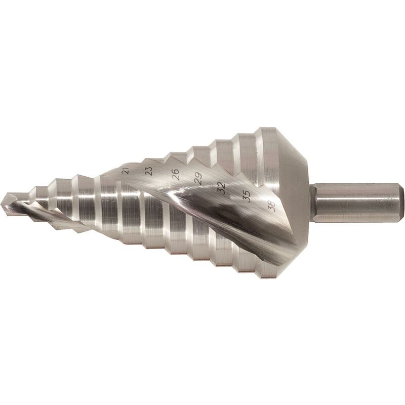 

KS TOOLS Broca escalonada HSS Co 5,Ø 6-38mm, 12 niveles