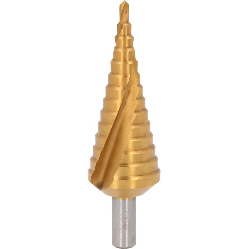 

KS TOOLS Broca escalonada HSS TiN,Ø 4-30mm, 14 niveles