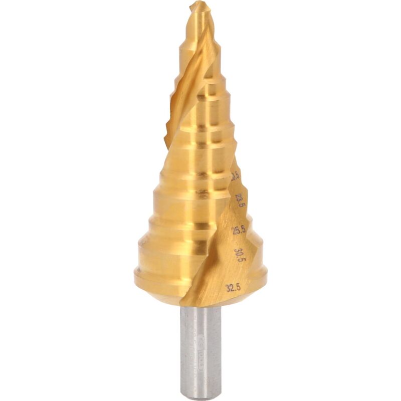 

KS TOOLS Broca escalonada HSS TiN,Ø 7-32,5mm, 11 niveles