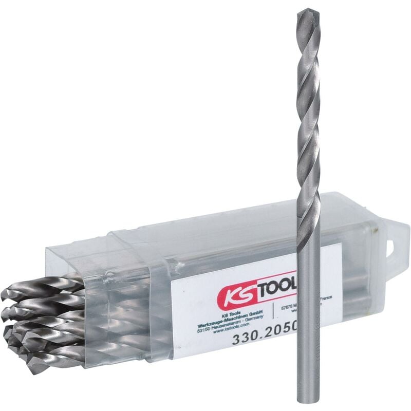 

KS TOOLS Broca helicoidal HSS-G, 5mm, paquete de 10