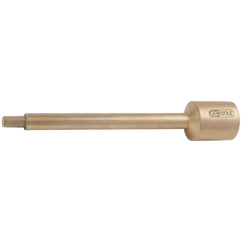 

Kstools - KS TOOLS Inserto de destornillador BRONZEplus para tornillos con encastre hexagonal 1/2' largo 7x100 mm