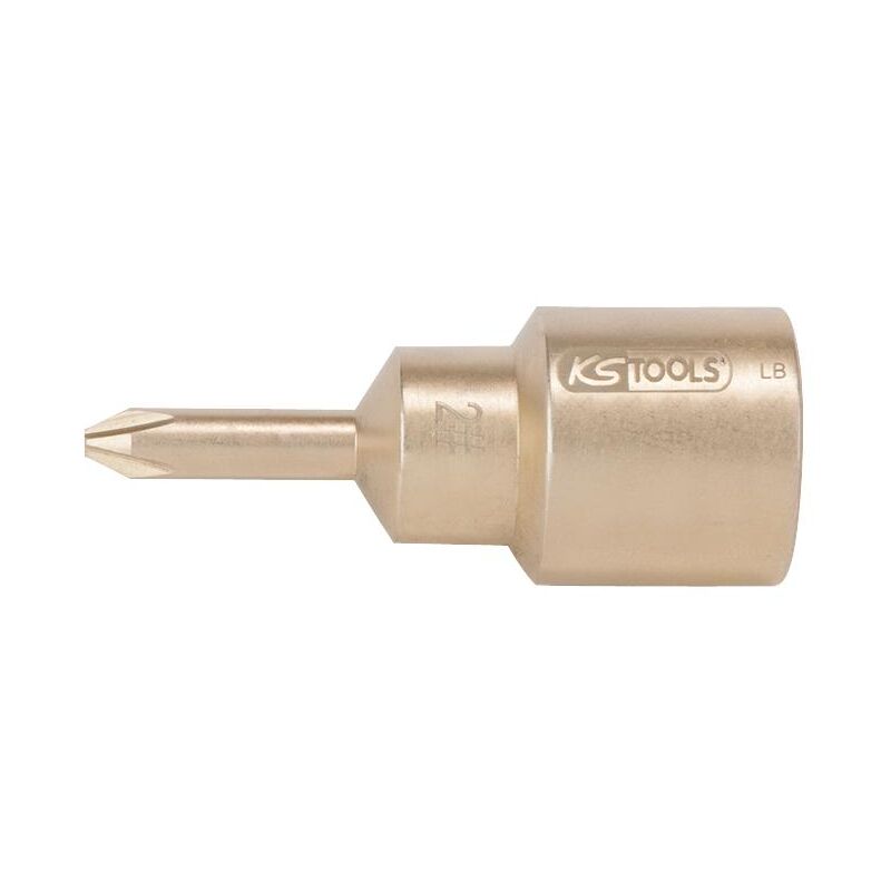 

KS TOOLS Inserto de destornillador BRONZEplus para tornillos de estrella PH2 1/2'