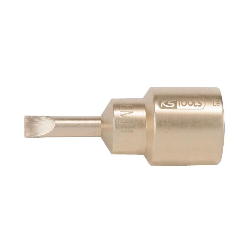 

KS TOOLS Inserto de destornillador BRONZEplus para tornillos planos 1/2' 6 mm