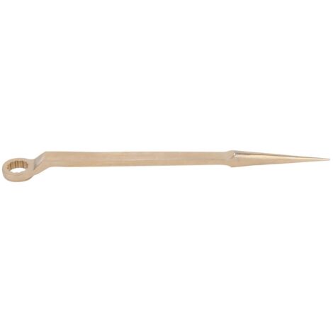 KS Tools BRONZEplus Clé polygonale de montage avec broche, coudée 30 mm