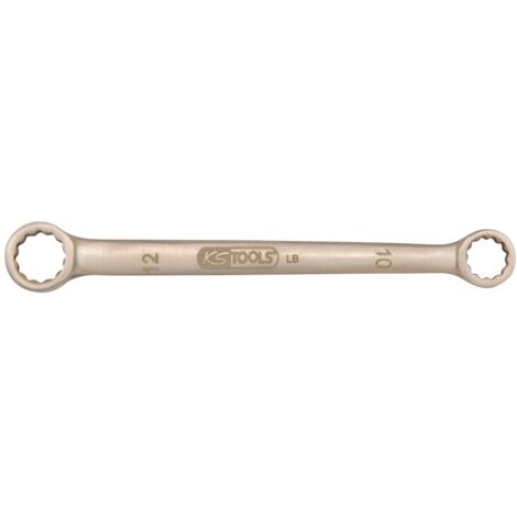 KS Tools BRONZEplus Doppel-Ringschlüssel gerade 6x7 mm