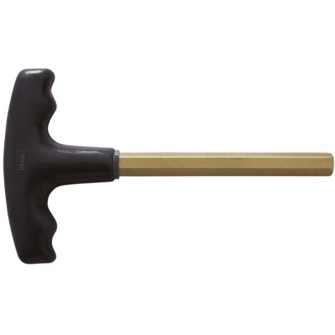 KS Tools BRONZEplus Innensechskant-Winkelstiftschlüssel mit T-Griff 12 mm