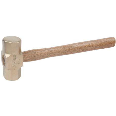 KS Tools BRONZEplus Minenhammer 2500 g, mit Hickorystiel