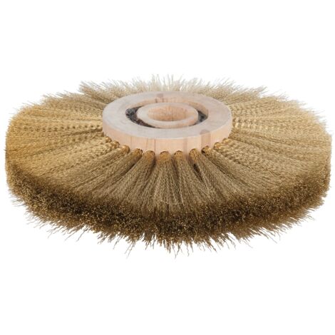 KS Tools BRONZEplus Rundbürste, Zinnbronzedraht, gewellt, Ø 150 mm