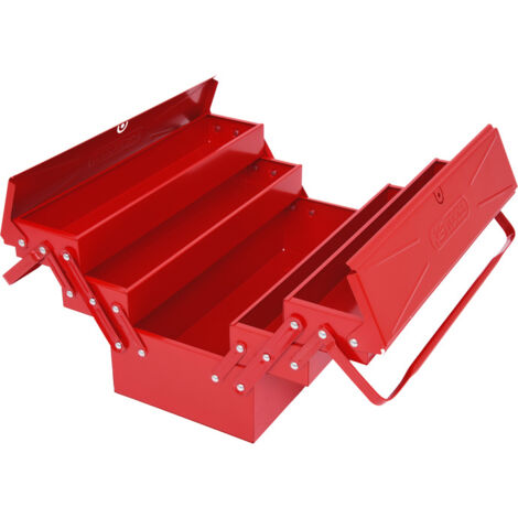 KS Tools - Caisse à outils métallique, 5 compartiments, L.420 mm - 999.0120