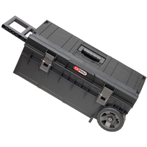 KS Tools - caisse à outils transportable SCM avec trolley - boite à outils sur roulettes - caisse à outils mobile avec trolley - 850.0389F